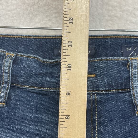 Lucky Brand Jeans 34x32 Blue 410 Athletic Straight Mid Rise Denim Medium Wash - Picture 13 of 15